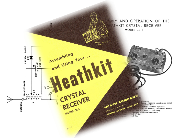 heathkit cr-1 crystal radio manual
