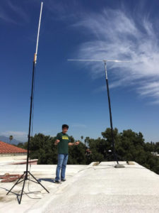 Tribander and Homebrew 6m Dipole